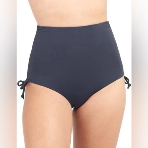 Spanx swim high rise brief in Sun kissed Navy, New with Tags - Picture 1 of 6